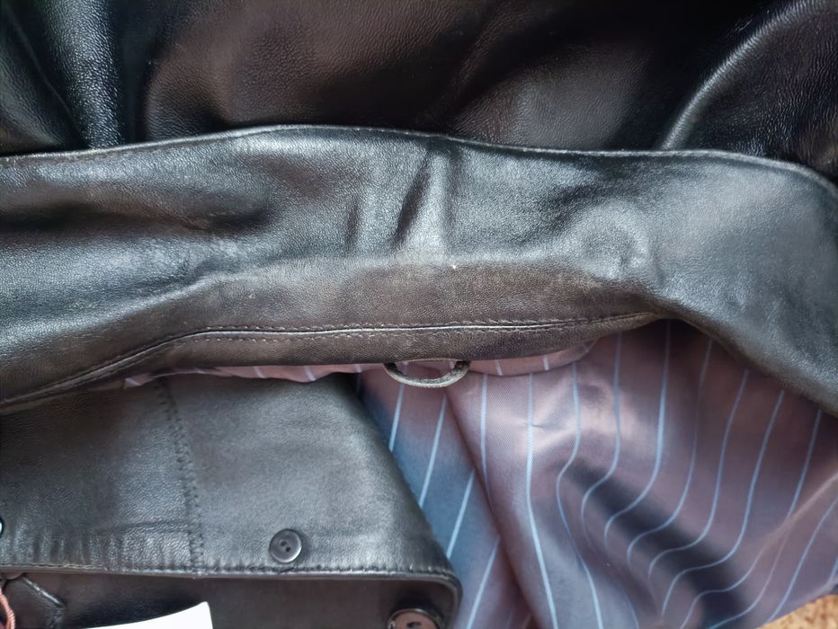 Кожаный пиджак куртка р.48-50 натуральная кожа