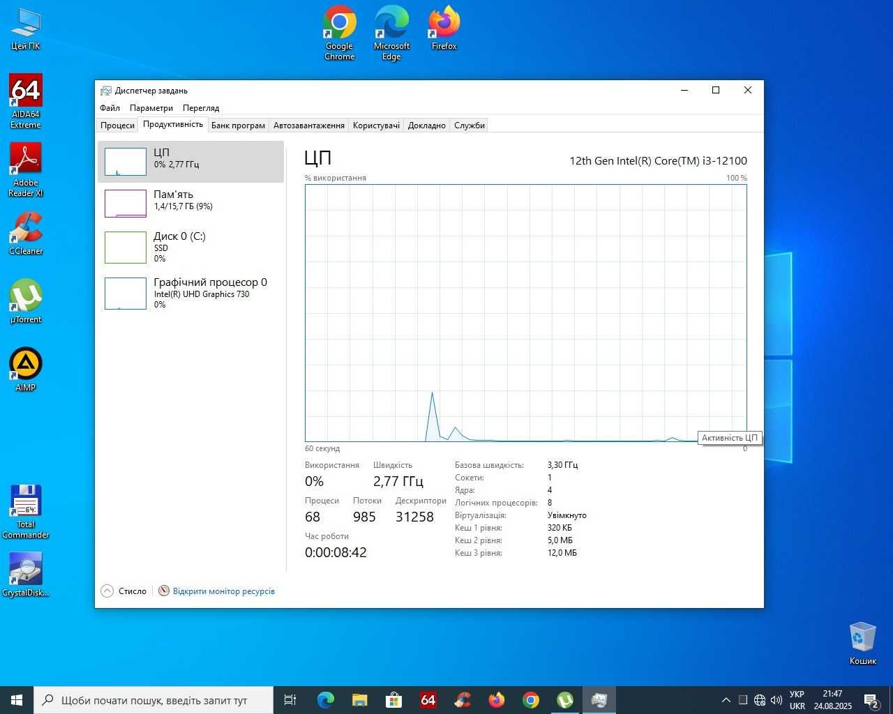 Системний блок Intel Core i3-12100