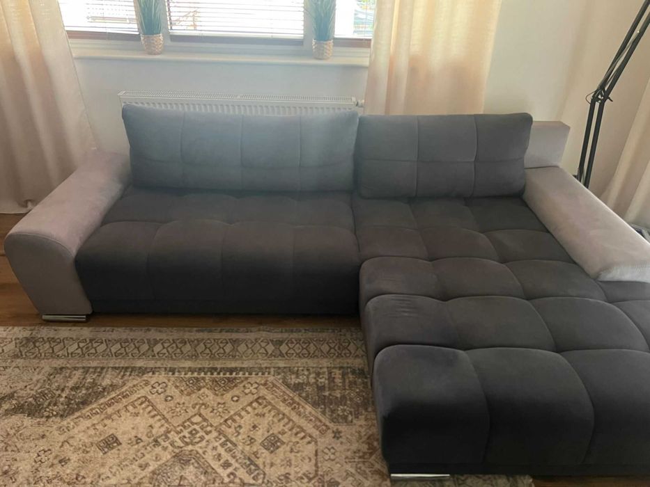 Kanapa narożna z funkcją spania