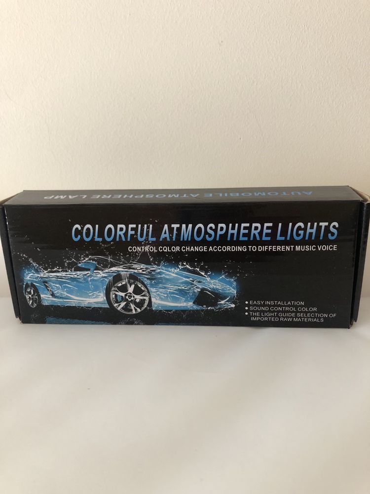 Luzes atmosfericos de ambiente para carro
