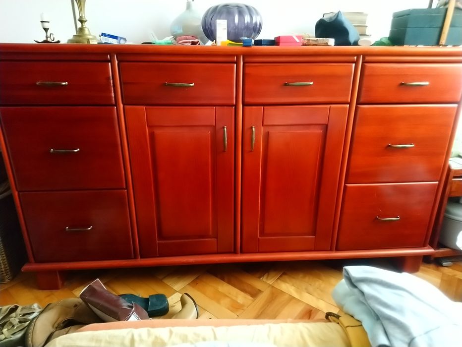 Szafa i komoda drewniana