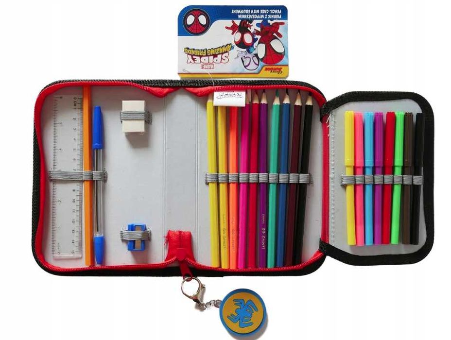 Beniamin piórnik z wyposażeniem Spidey 063699