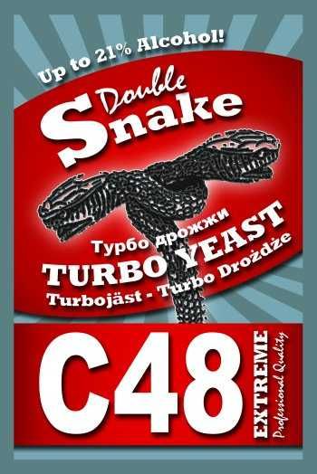 Турбо дрожжи спиртовые Double SNAKE C48 turbo yeast