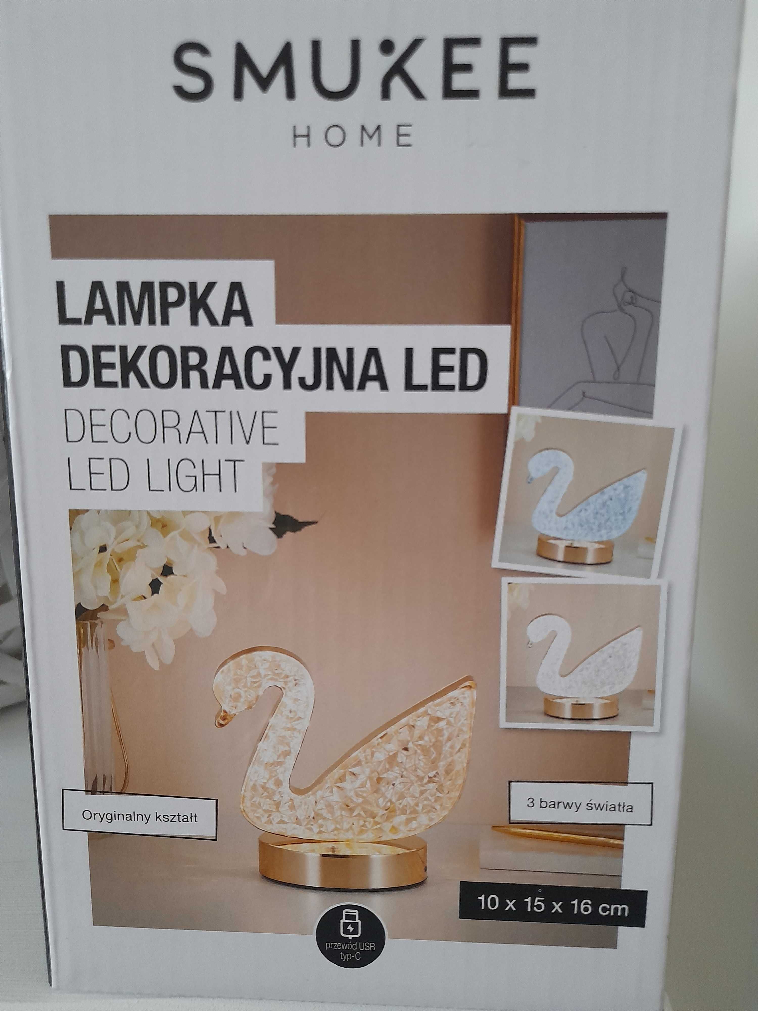 Lampka LED w kształcie łabędzia