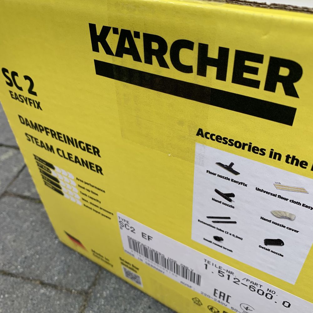 Пароочисник karcher sc2 easyfix sc4 5 пароочиститель