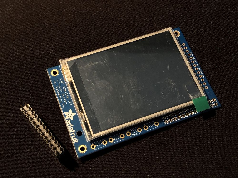 Ecra 2,8” TFT Adafruit