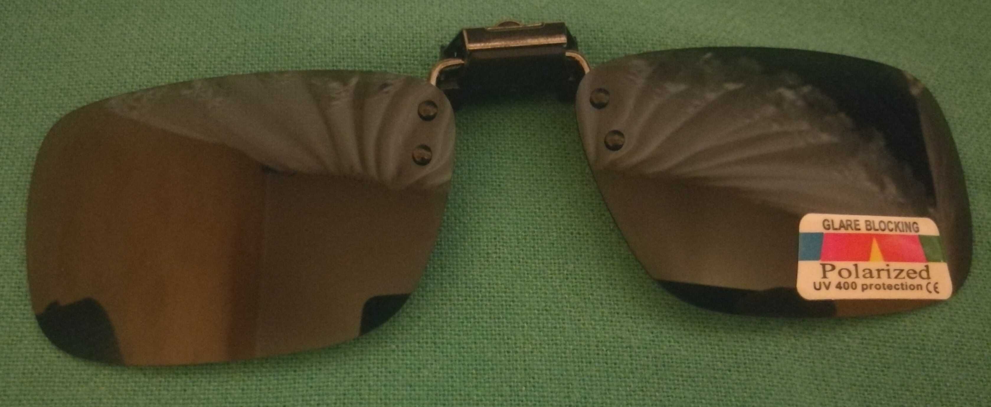 Nakładka uchylna przeciwsłoneczna UV400 na okulary korekcyjne