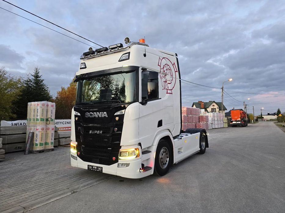 Scania R500/Poduszki Przód/Retarder/Radar/ACC/SCC/Klim.Postojowa/Ksenon/Leed  Sprowadzona z Niemiec Na Poduszkach z przodu, Ful Led Ksenony,