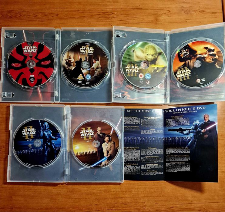 STAR WARS - A Saga Original | 6 Filmes | 9dvds REMASTERIZADOS