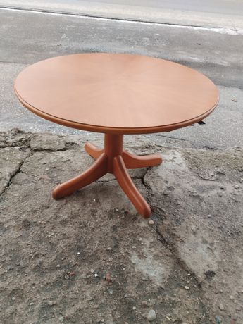 Stolik okrągły podnoszony vintage stół okrągły ława okrągła podnoszona