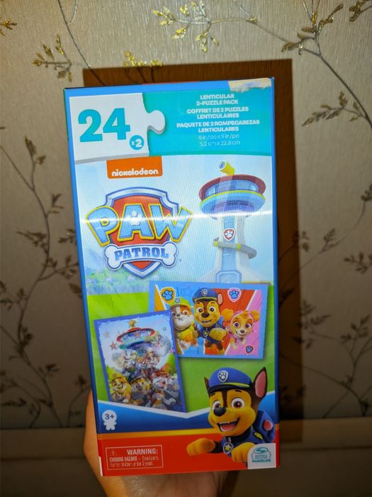 Пазли переливні щенячий патруль