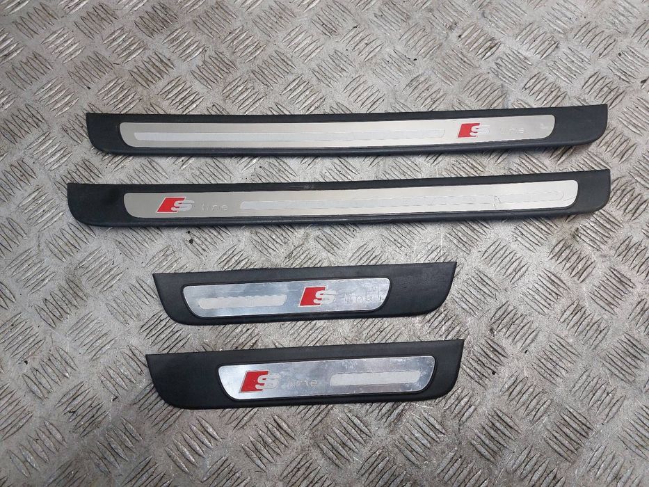 DEKORY LISTWY PROGOWE OZDOBNE S-LINE KOMPLET AUDI A4 B8 8K0853376B