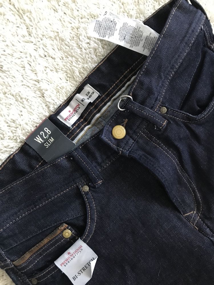 Jeans SPRINGFIELD W28 Premium Denim Stretch NOWE!