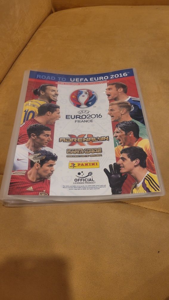 Klaser do kolekcjonowania kart piłkarskich  euro 2016