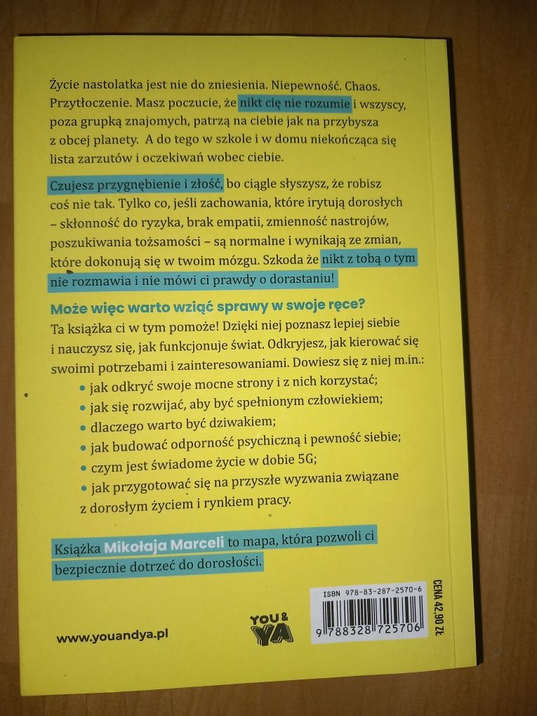 Ksiażka "Wszystko czego ci nie mówią gdy jesteś nastolatkiem"