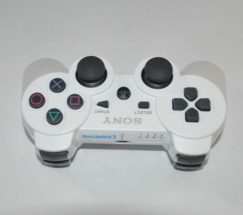 Геймпад ps3 беспроводной джойстик для пс3 ПК с вибрацией белый