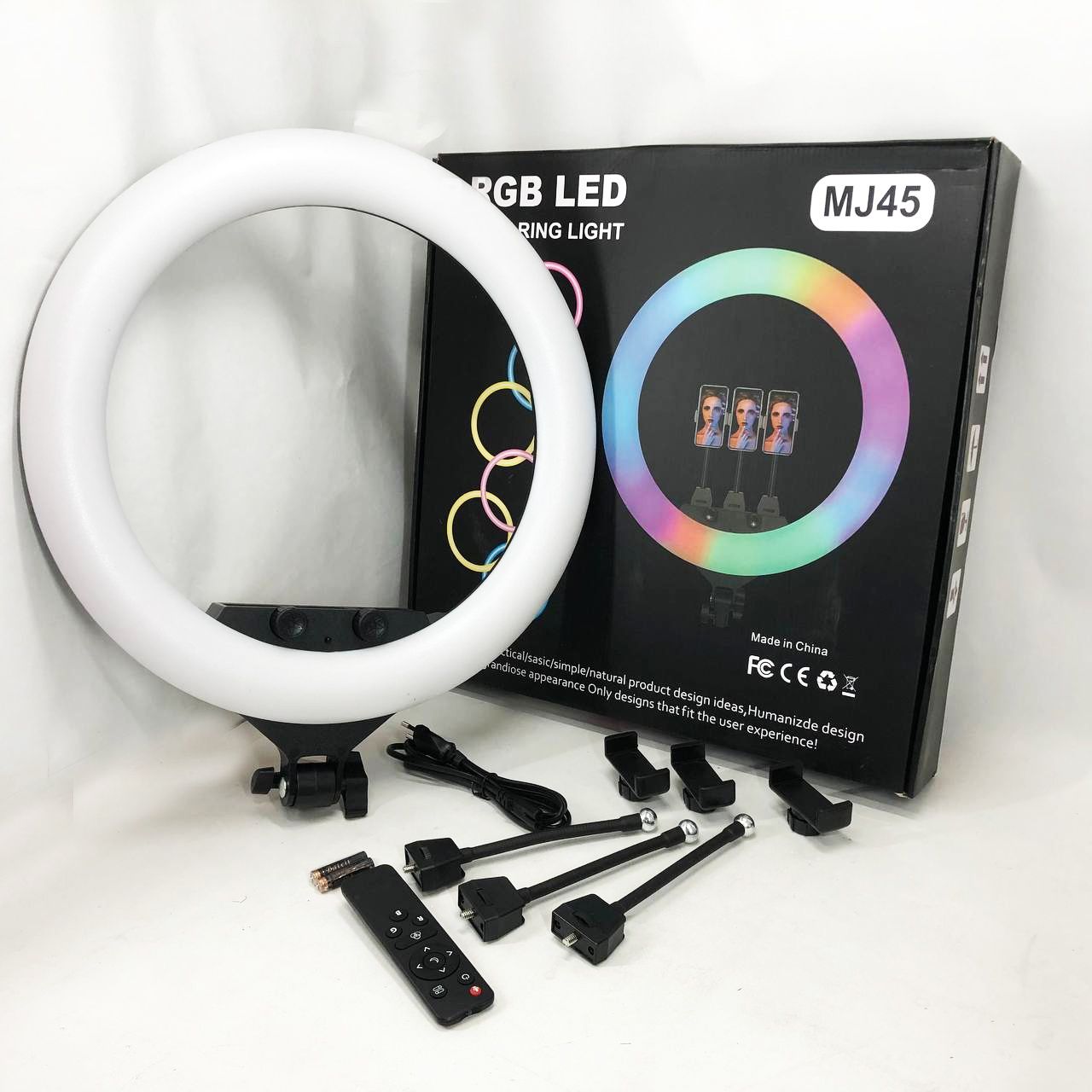 Кільцева LED лампа RGB MJ45 Ring 45 см