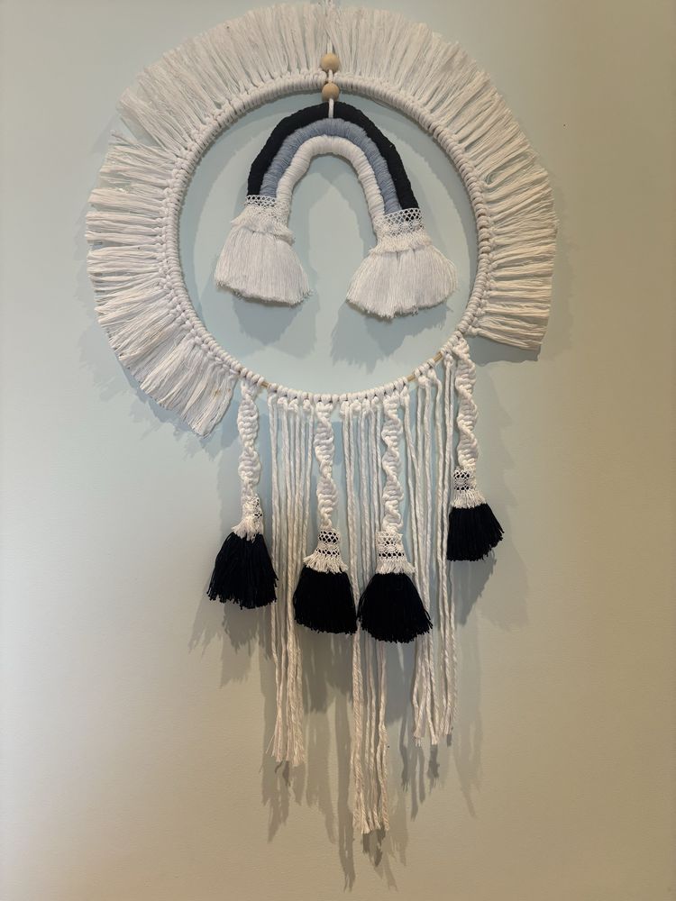 Macrame sonho Azul