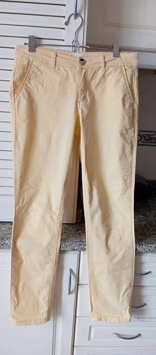 Calças amarelas de senhora 36