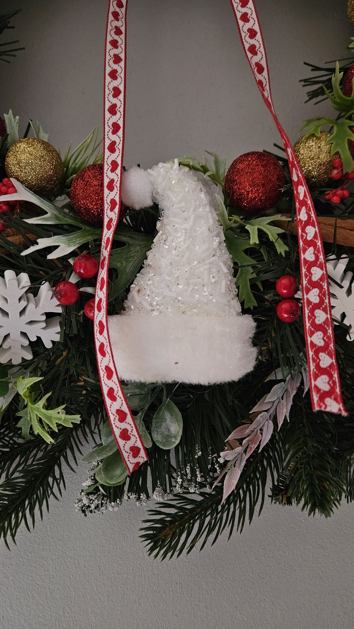 WIANEK stroik ŚWIĄTECZNY Bożonarodzeniowy 60 cm