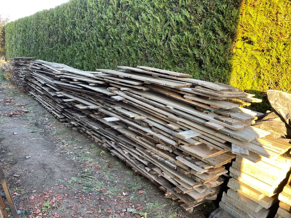 Sprzedam deski oraz gotowe blaty szalunkowe używane