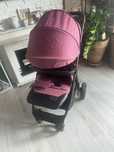 Wózek spacerowy, spacerówka do samolotu bravo carrello magnolia pink