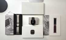 Apple Watch Ultra 2 Silver + UNIQ Strova - Bateria 99% - Stan Super!