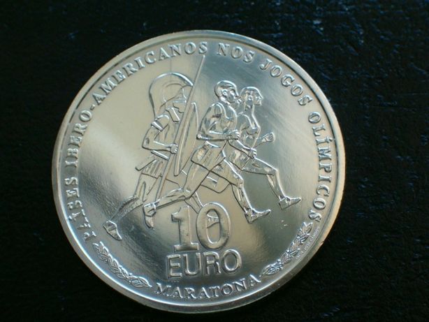 Moeda 10 euros - MARATONA / 2007 / PRATA
