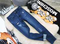 Ikks - spodnie rurki jeans rocks kotwice r 152
