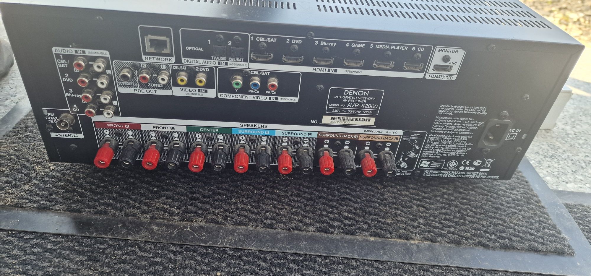 Denon AVR X2000 wzmacniacz