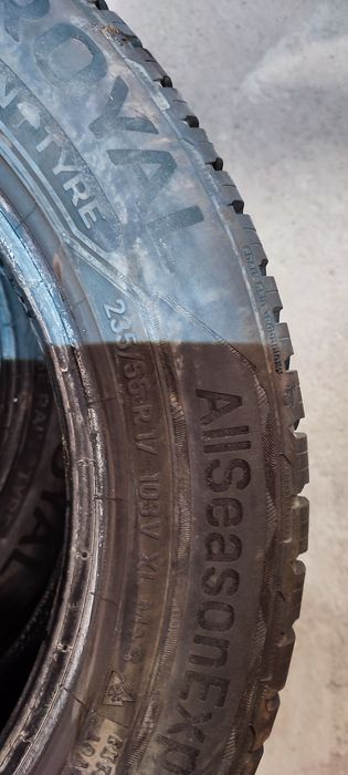 Sprzedam opony jak nowe całoroczne Uniroyal 235/55/r17 wielosezonowe