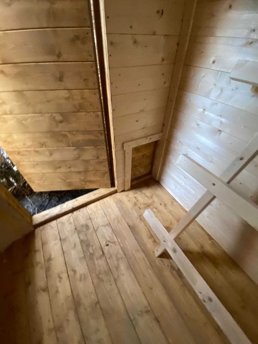 MEGA DUŻY kurnik dla kur 400x600x270 trzy pomieszczenia. OCIEPLANY