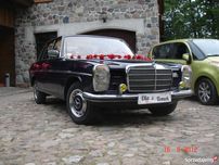 AUTO DO ŚLUBU-Zabytkowy Mercedes W115 z poł lat 70-tych