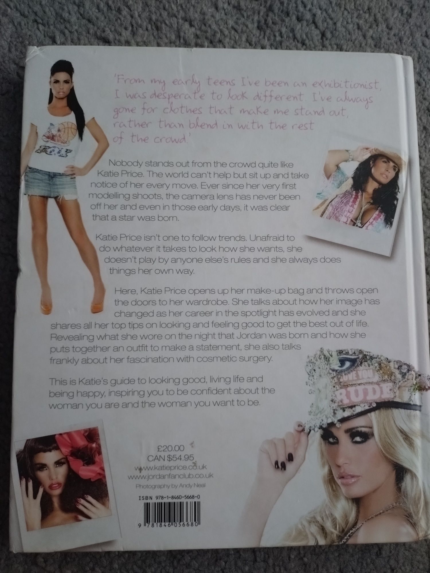 Katie Price Standing out