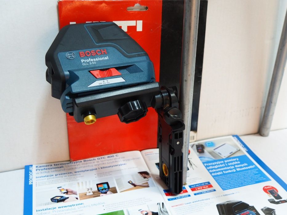 Uchwyt magnetyczny do niwelator laser bosch hilti topcon spectra leica