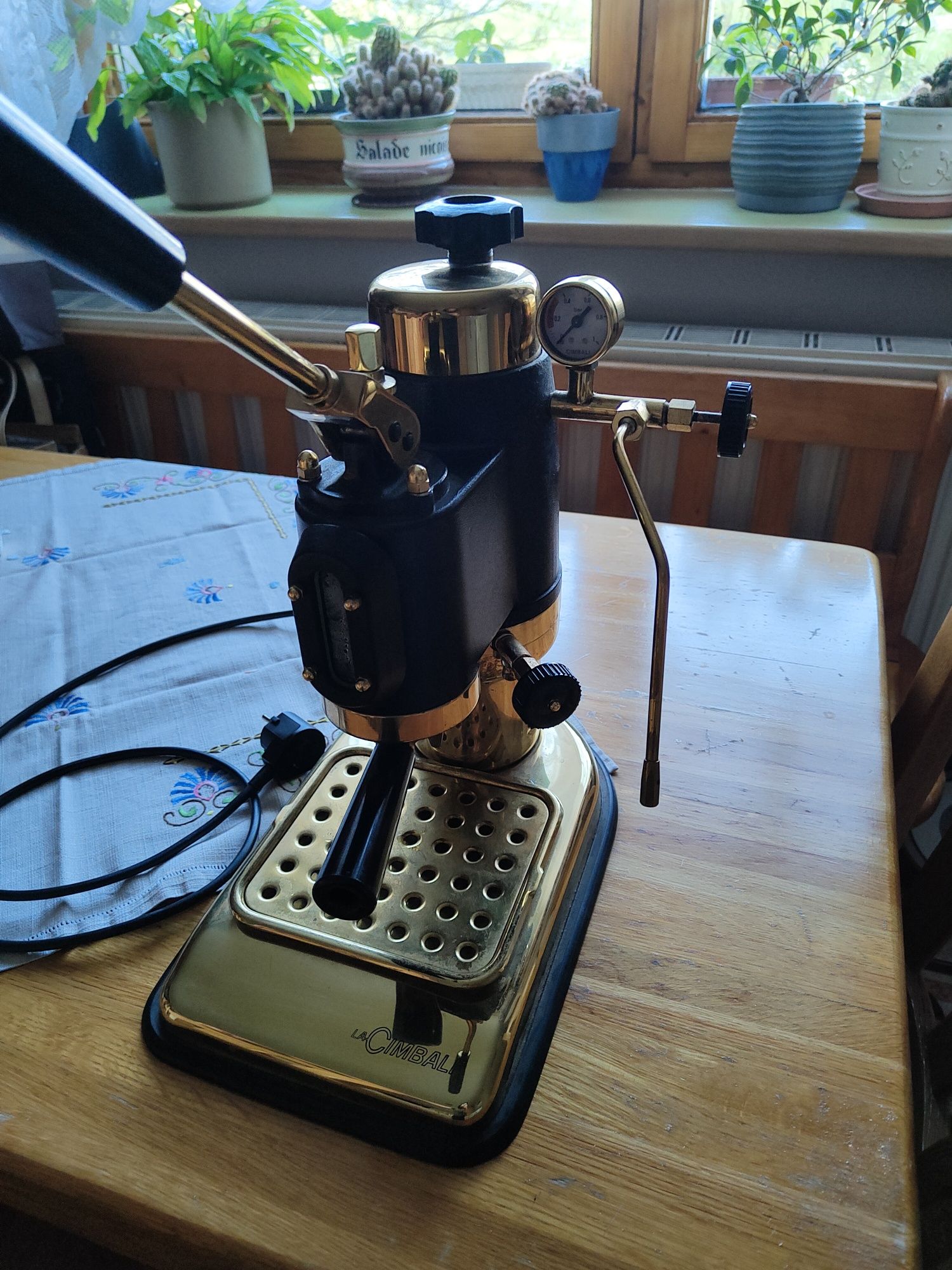 Piękny vintage ciśnieniowy ekspress do kawy z lat 80/90 micro cimbali