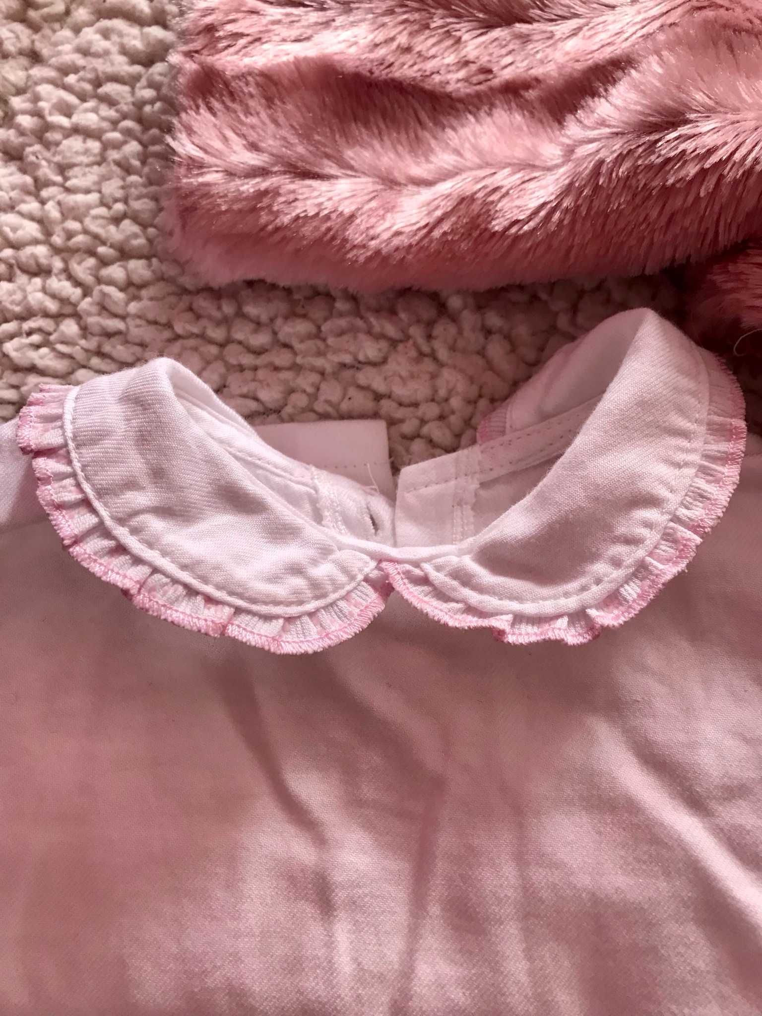 Vestido rosa - 3 meses