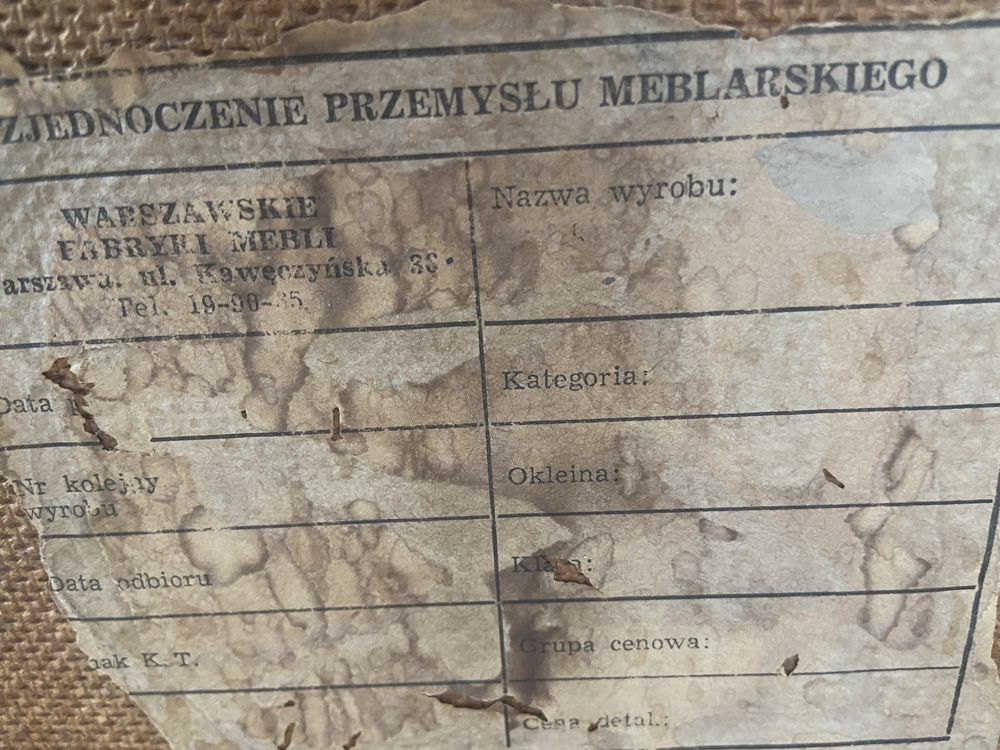 Szafka komoda z szufladami z prl