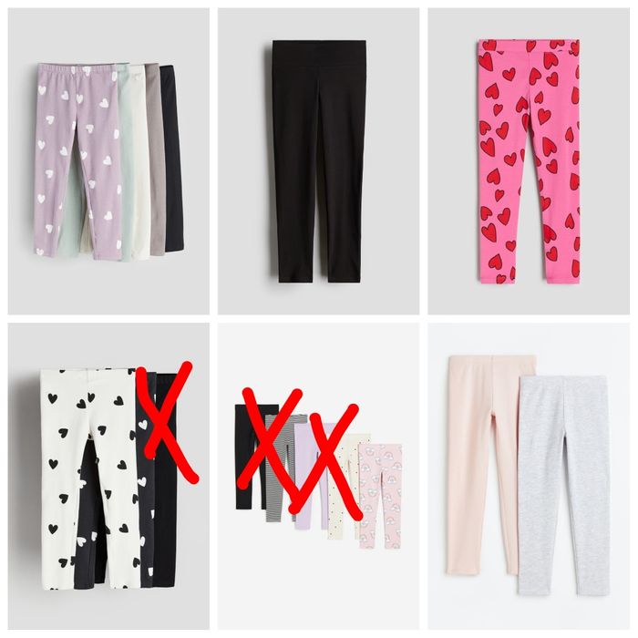 Леггинсы лосины H&M размер 9-10Y рост 140