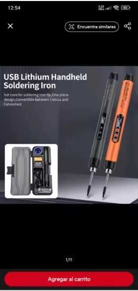 Паяльник з цифровим дисплеєм USB