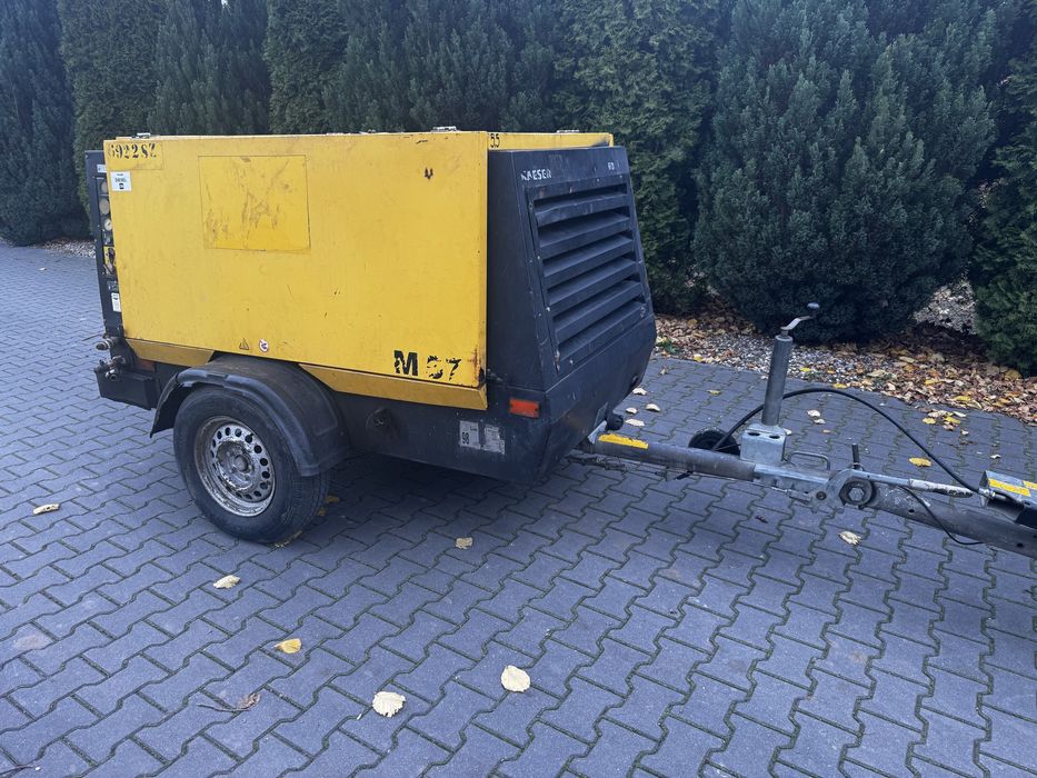 Kompresor spalinowy srubowy Kaeser m57 2006r zestaw piaskowania