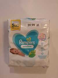 Chusteczki nawilżające Pampers sensitive 5x52 szt z DE, Bielsko Biała