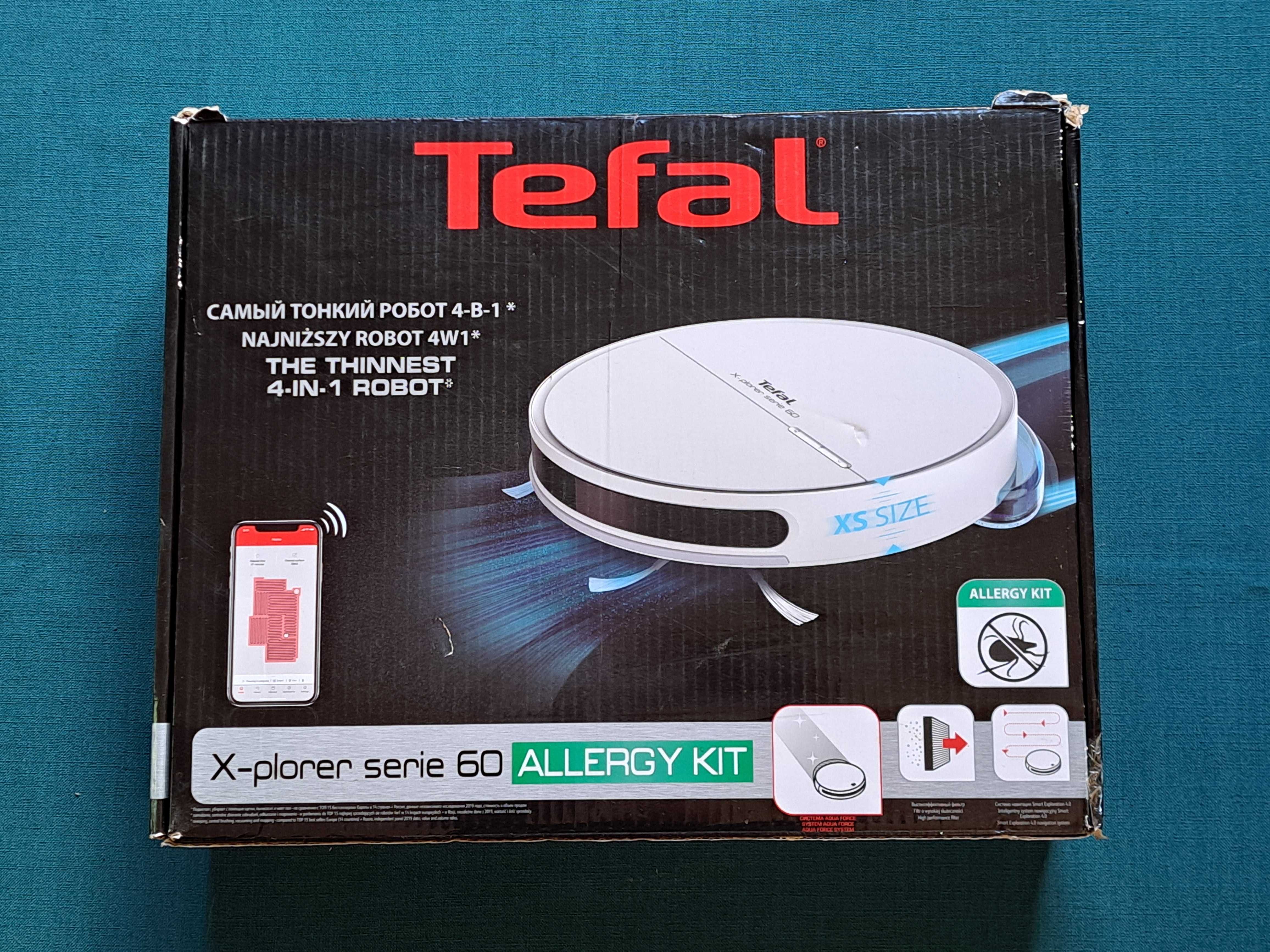 Robot sprzątający Tefal X-PLORER 60 RG7447 Biały