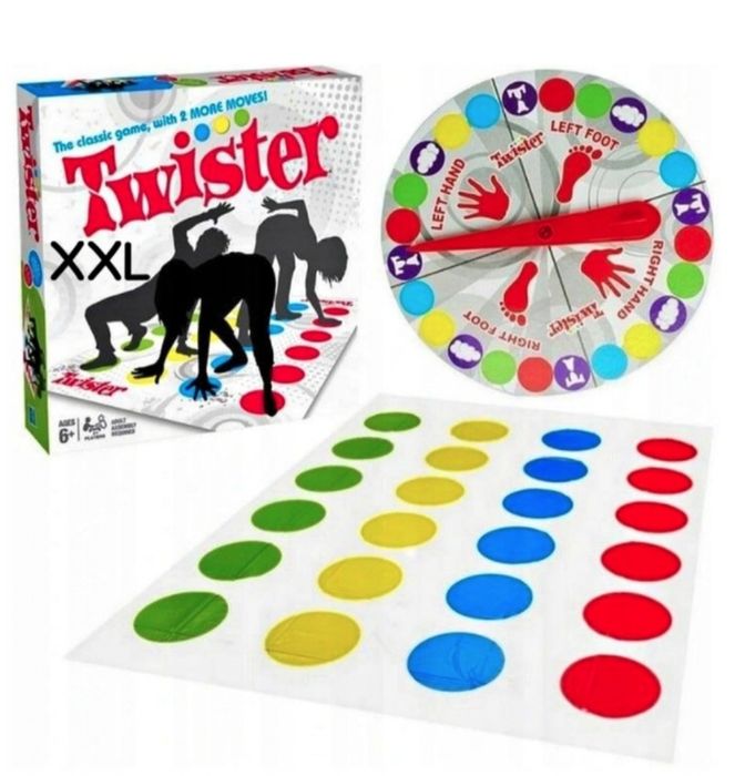 Gra Twister z planszą