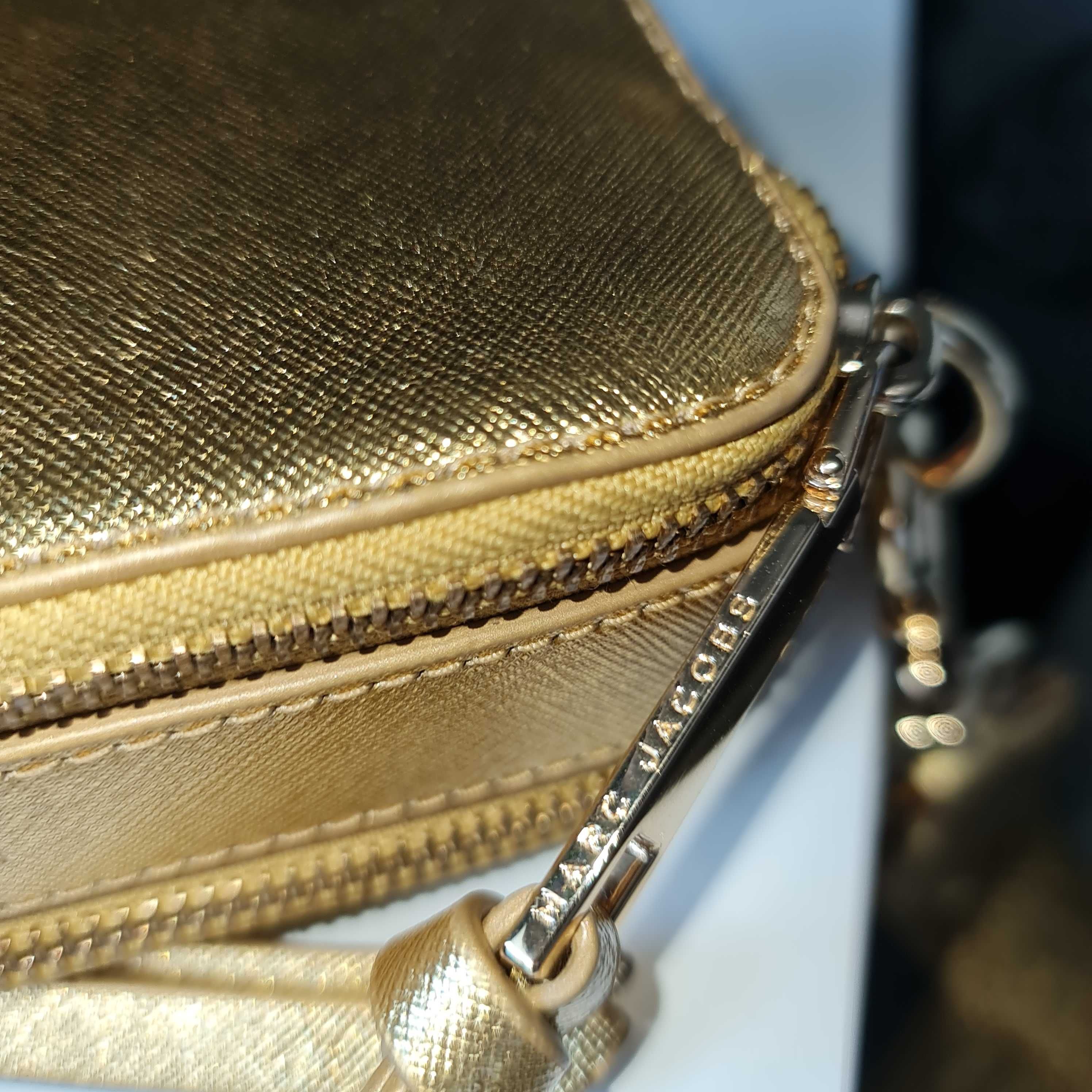 Torebka MARC JACOBS zlota model flagowy