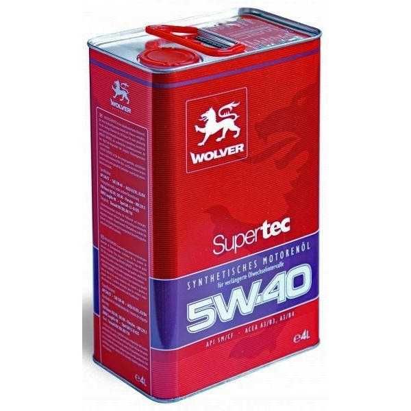 Wolver Supertec 5w-40 синтетическое моторное масло 4/5 л