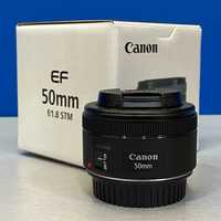 Canon EF 50mm f/1.8 STM (NOVA - 3 ANOS DE GARANTIA)