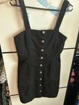 Dżinsowa sukienka czarna H&M 36 jeansowa