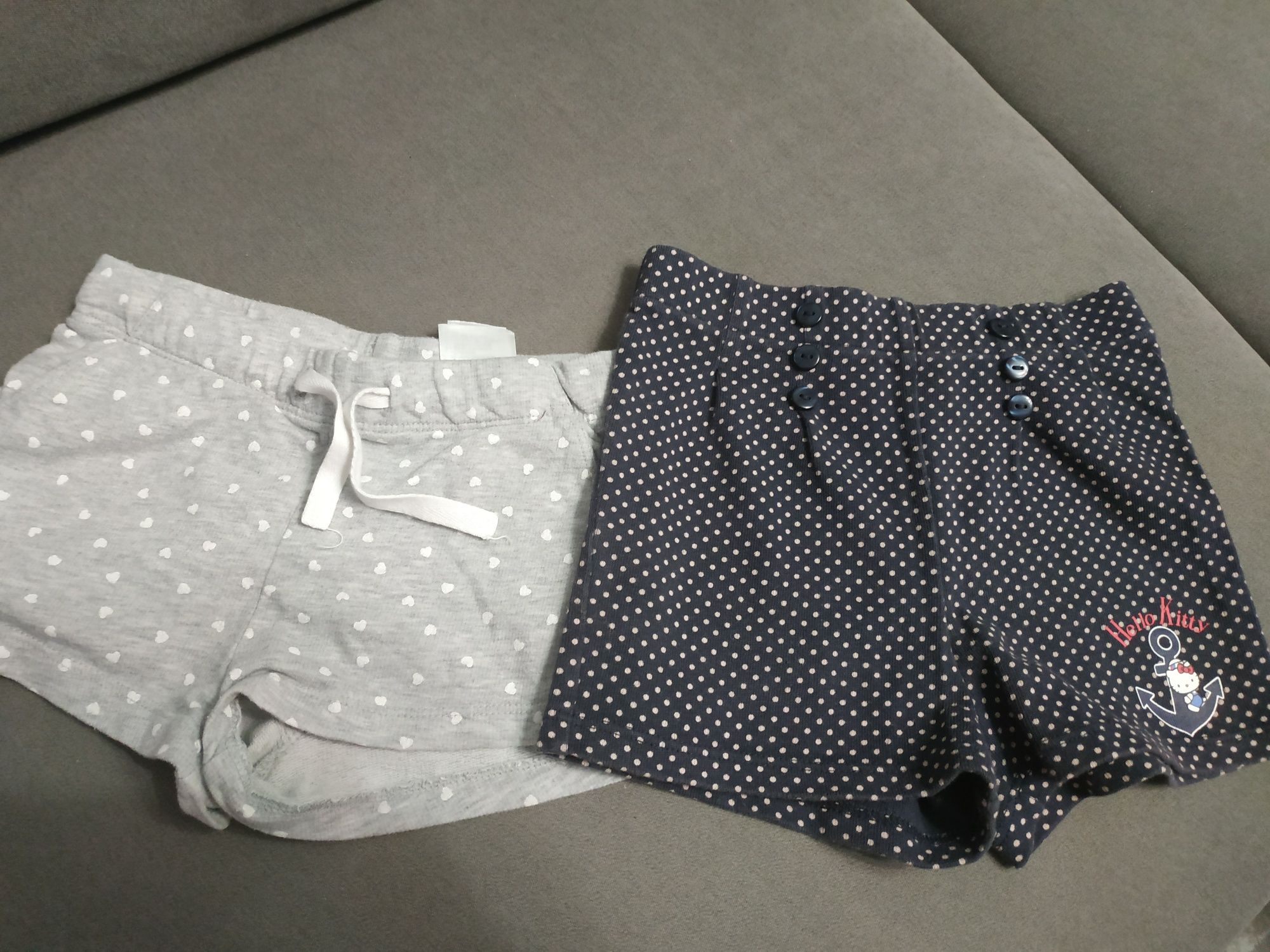 2x spodenki bawełniane lato 98-104 hello kitty