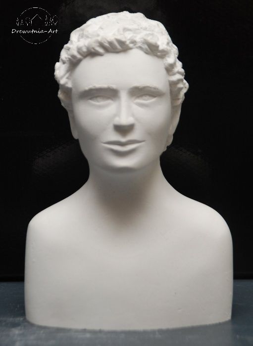 Popiersie gipsowe głowa kobiety do utwardzania utwardzanie